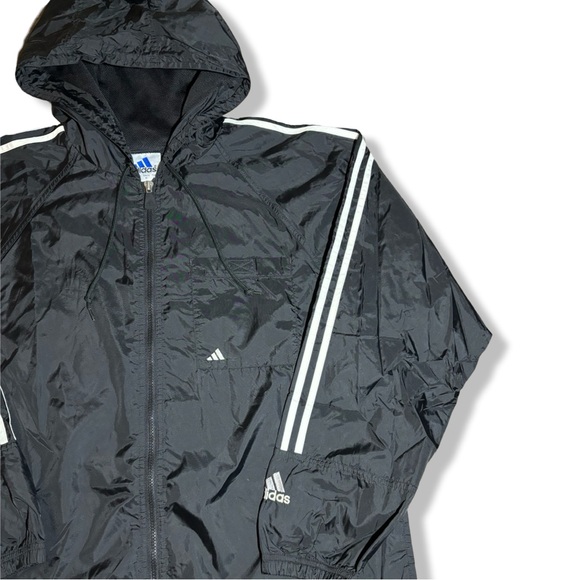 Vintage 90s Adidas Windbreaker Jacket - Picture 3 of 4